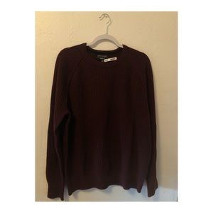 Dark Wine Red Sweater